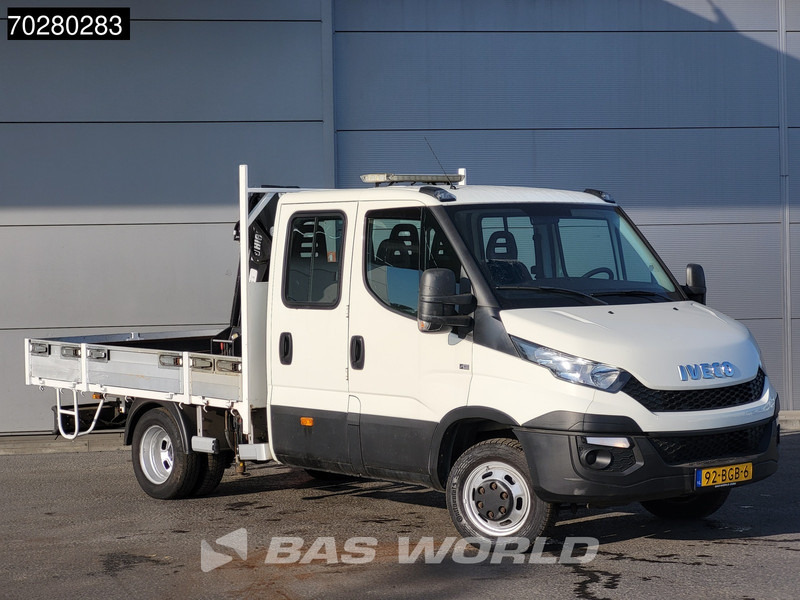 Iveco Daily 50C17 3,0L Automaat HIAB 017T-2 DC Open laadbak Kraan Dubbellucht Airco Euro6 Pickup Crane Kraanwagen Pritsche Airco Dubbel cabi - Utilitaire plateau: photos 5 Iveco Daily 50C17 3,0L Automaat HIAB 017T-2 DC Open laadbak Kraan Dubbellucht Airco Euro6 Pickup Crane Kraanwagen Pritsche Airco Dubbel cabi - Utilitaire plateau: photos 5