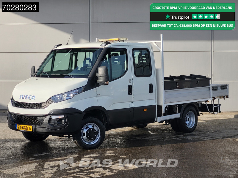 Iveco Daily 50C17 3,0L Automaat HIAB 017T-2 Dubbel Cabine Dubbellucht Airco Euro6 Pickup Crane Kraanwagen Pritsche Airco Dubbel cabine - Utilitaire plateau: photos 1 Iveco Daily 50C17 3,0L Automaat HIAB 017T-2 Dubbel Cabine Dubbellucht Airco Euro6 Pickup Crane Kraanwagen Pritsche Airco Dubbel cabine - Utilitaire plateau: photos 1