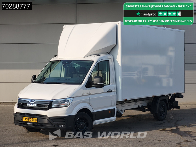 MAN TGE 3.180 Automaat Laadklep Bakwagen 2025 Facelift Navi LED Airco Cruise Euro6 Meubelbak Koffer 21m3 Airco Cruise control - Fourgon grand volume: photos 1 MAN TGE 3.180 Automaat Laadklep Bakwagen 2025 Facelift Navi LED Airco Cruise Euro6 Meubelbak Koffer 21m3 Airco Cruise control - Fourgon grand volume: photos 1
