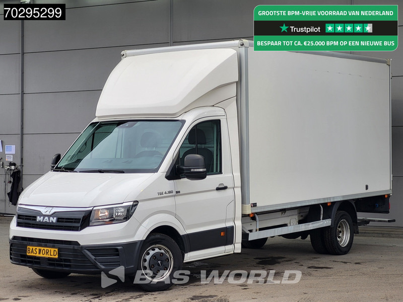 MAN TGE 4.180 Dubbellucht Bakwagen Achterdeuren ACC Navi Airco Euro6 Meubelbak Koffer Airco - Fourgon grand volume: photos 1 MAN TGE 4.180 Dubbellucht Bakwagen Achterdeuren ACC Navi Airco Euro6 Meubelbak Koffer Airco - Fourgon grand volume: photos 1