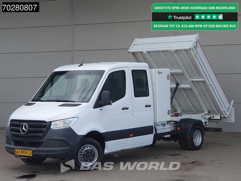 Mercedes-Benz Sprinter 514 CDI Kipper met Kist Dubbel Cabine Dubbellucht 3,5t Trekhaak Airco Cruise Euro6 Kieper Tipper Benne Airco Dubbel cabine Trekh - Utilitaire benne: photos 1 Mercedes-Benz Sprinter 514 CDI Kipper met Kist Dubbel Cabine Dubbellucht 3,5t Trekhaak Airco Cruise Euro6 Kieper Tipper Benne Airco Dubbel cabine Trekh - Utilitaire benne: photos 1