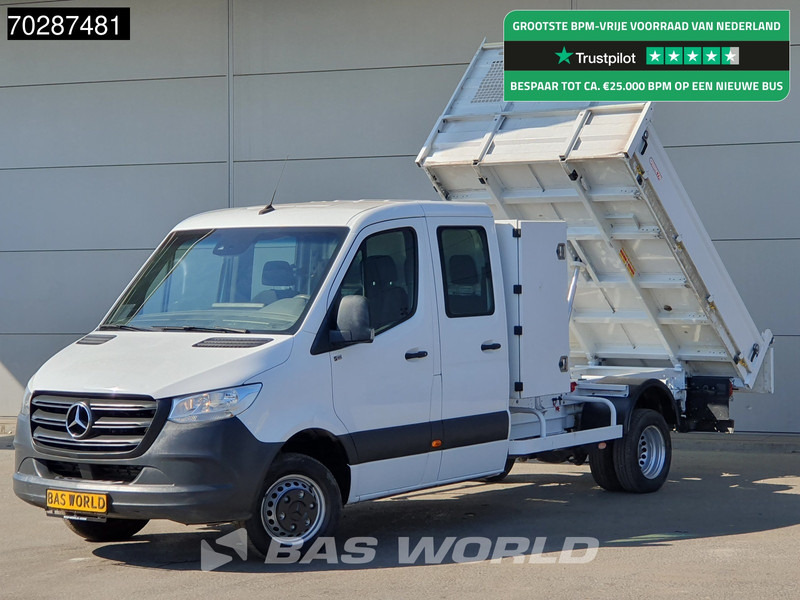 Mercedes-Benz Sprinter 514 CDI Kipper met Kist Dubbel Cabine Dubbellucht 3,5t Trekhaak Airco Cruise Euro6 Tipper Benne Kieper 2m3 Airco Trekhaak Cruise - Utilitaire benne: photos 1 Mercedes-Benz Sprinter 514 CDI Kipper met Kist Dubbel Cabine Dubbellucht 3,5t Trekhaak Airco Cruise Euro6 Tipper Benne Kieper 2m3 Airco Trekhaak Cruise - Utilitaire benne: photos 1