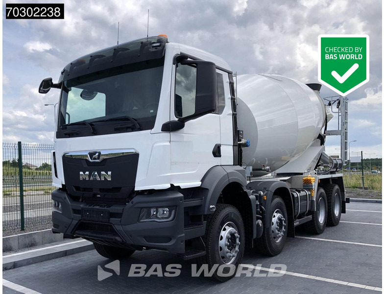 MAN TGS 41.400 8X4 10m3 FML mixer Steelsuspension Manual Airco EURO 2 - Camion malaxeur: photos 1 MAN TGS 41.400 8X4 10m3 FML mixer Steelsuspension Manual Airco EURO 2 - Camion malaxeur: photos 1