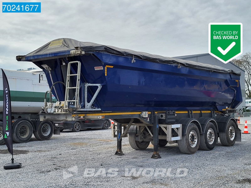 Semi-remorque benne MOL MO4DAST3 3 axles 27m3 Liftachse Steel Tipper Hardox: photos 1