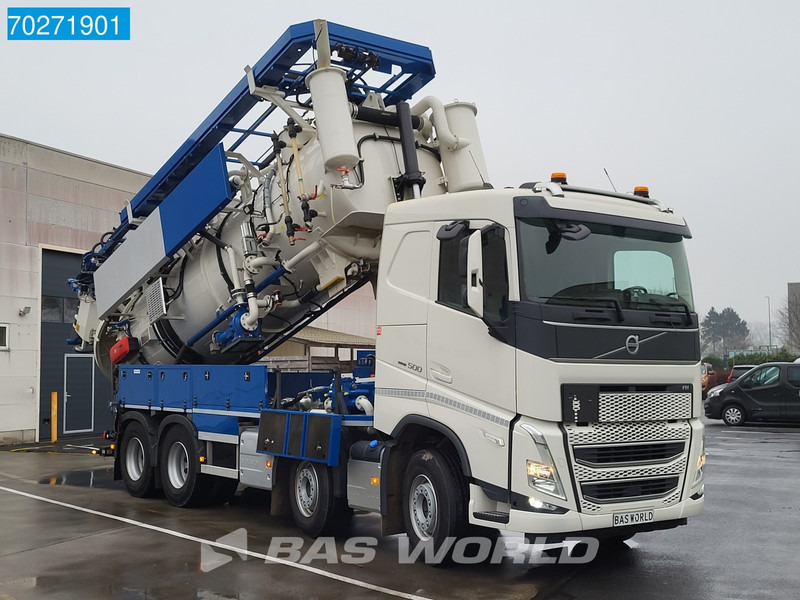 Volvo FH 500 8X4 Vacuum truck Gully Emptier 14.000ltr VEB+ Navi Euro 6 - Camion hydrocureur: photos 3 Volvo FH 500 8X4 Vacuum truck Gully Emptier 14.000ltr VEB+ Navi Euro 6 - Camion hydrocureur: photos 3