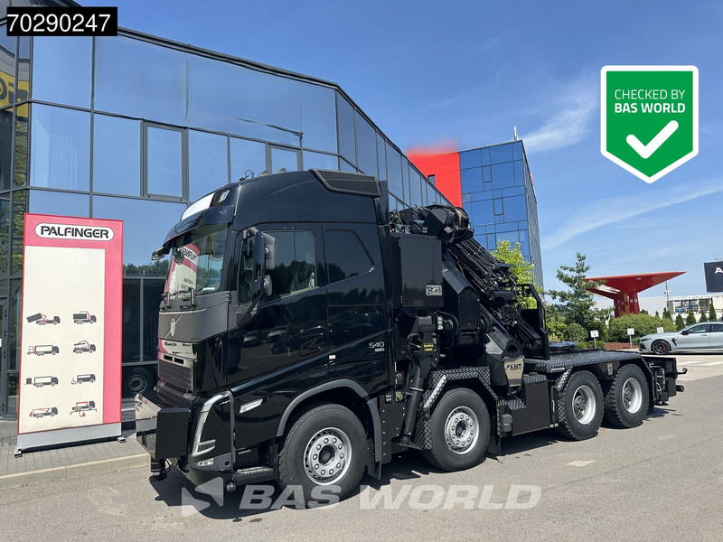 Volvo FH 540 FH 8X4 Palfinger PK 1050 TEC G Dynamic Steering Navi Euro 6 - Camion plateau, Camion grue: photos 1 Volvo FH 540 FH 8X4 Palfinger PK 1050 TEC G Dynamic Steering Navi Euro 6 - Camion plateau, Camion grue: photos 1