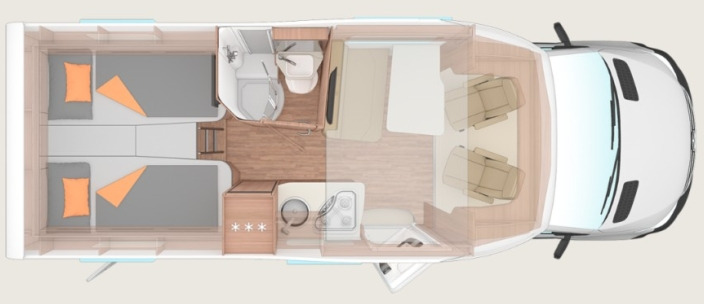 Camping-car intégral neuf Weinsberg CaraCompact Suite MB 640 MEG: photos 15 Camping-car intégral neuf Weinsberg CaraCompact Suite MB 640 MEG: photos 15