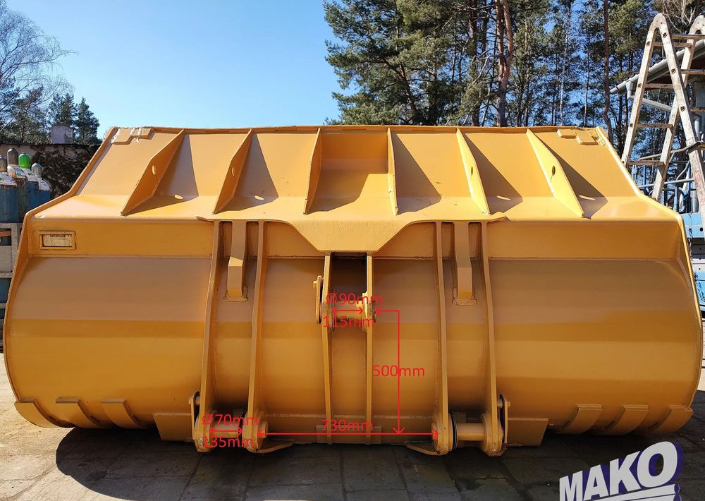 Łyżka CAT 300cm do ładowarki CAT 963C 972 980 5,5m³ - Accessoire pour Engins de chantier: photos 4 Łyżka CAT 300cm do ładowarki CAT 963C 972 980 5,5m³ - Accessoire pour Engins de chantier: photos 4
