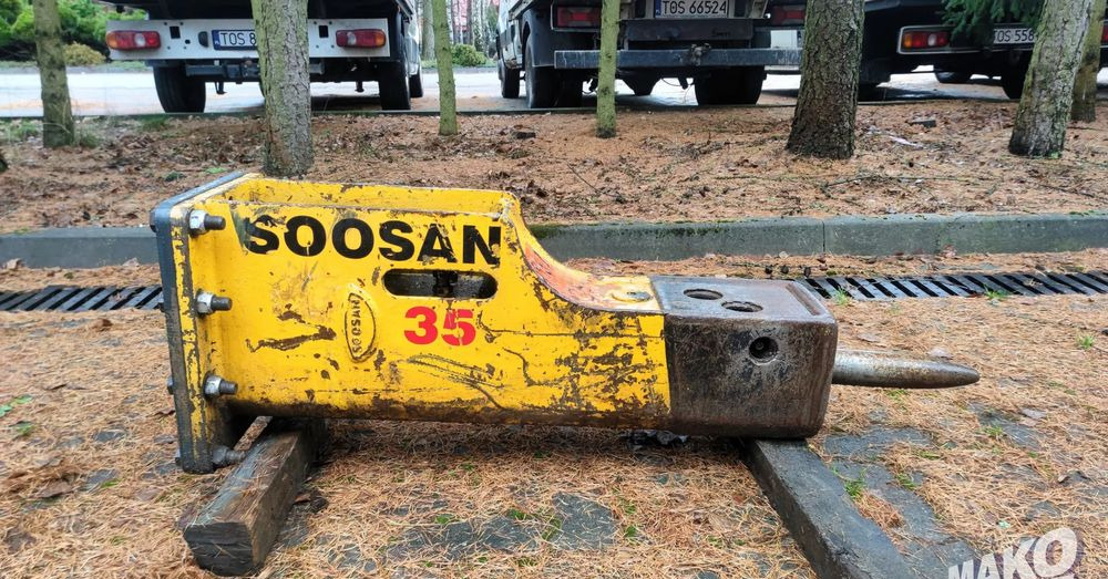 Młot hydrauliczny Soosan SQ35 230kg do koparki - Accessoire pour Engins de chantier: photos 2 Młot hydrauliczny Soosan SQ35 230kg do koparki - Accessoire pour Engins de chantier: photos 2
