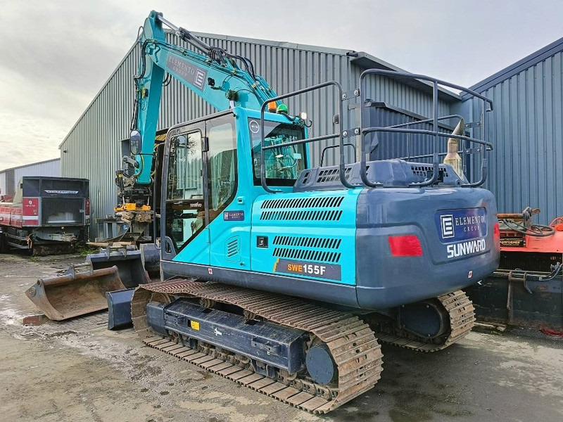 Sunward SWE 155 F + tilt rotator engcon oilquick - Pelle sur chenille: photos 5 Sunward SWE 155 F + tilt rotator engcon oilquick - Pelle sur chenille: photos 5