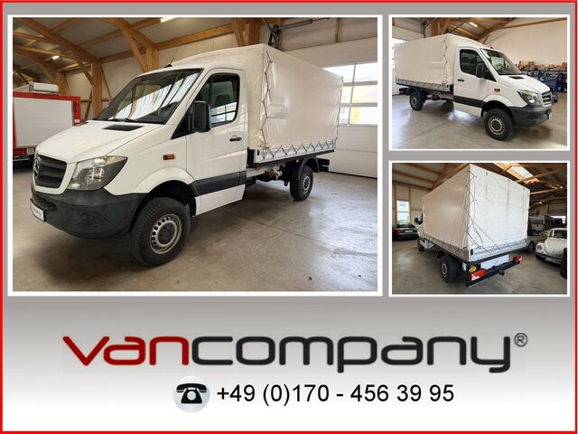 MERCEDES-BENZ Sprinter 316 CDI Pritsche 4x4 Allrad Plane... - Utilitaire rideaux coulissants (PLSC): photos 1 MERCEDES-BENZ Sprinter 316 CDI Pritsche 4x4 Allrad Plane... - Utilitaire rideaux coulissants (PLSC): photos 1
