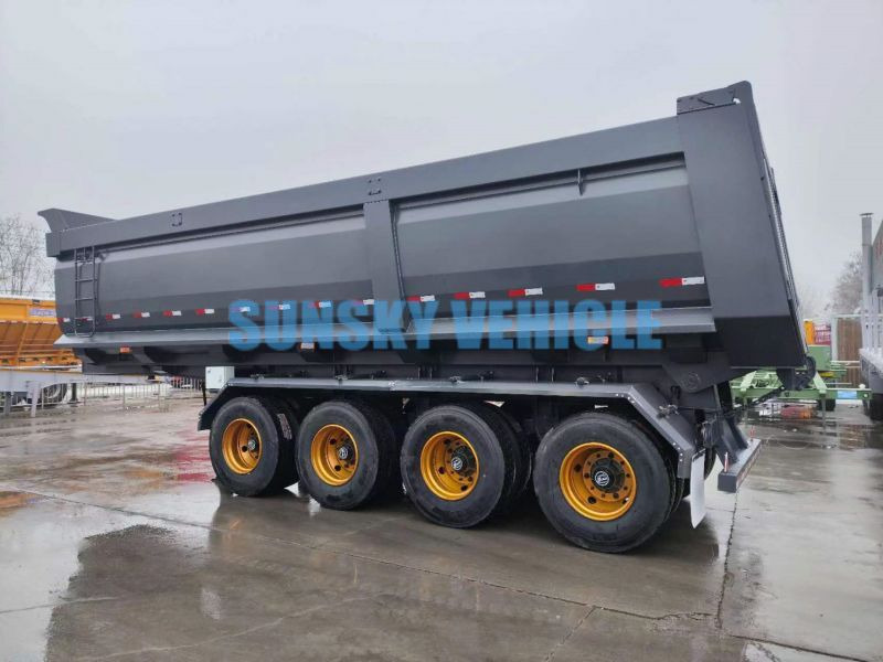 SUNSKY 4-Axle Dump Semi-trailer - Semi-remorque benne: photos 4 SUNSKY 4-Axle Dump Semi-trailer - Semi-remorque benne: photos 4