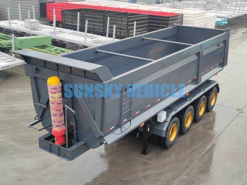 SUNSKY 4-Axle Dump Semi-trailer - Semi-remorque benne: photos 3 SUNSKY 4-Axle Dump Semi-trailer - Semi-remorque benne: photos 3