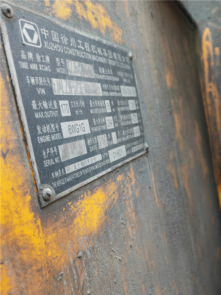 Camion pompe XCMG Official Hb56K 2016 Year 56m Concrete Boom Pump Truck for Sale: photos 6