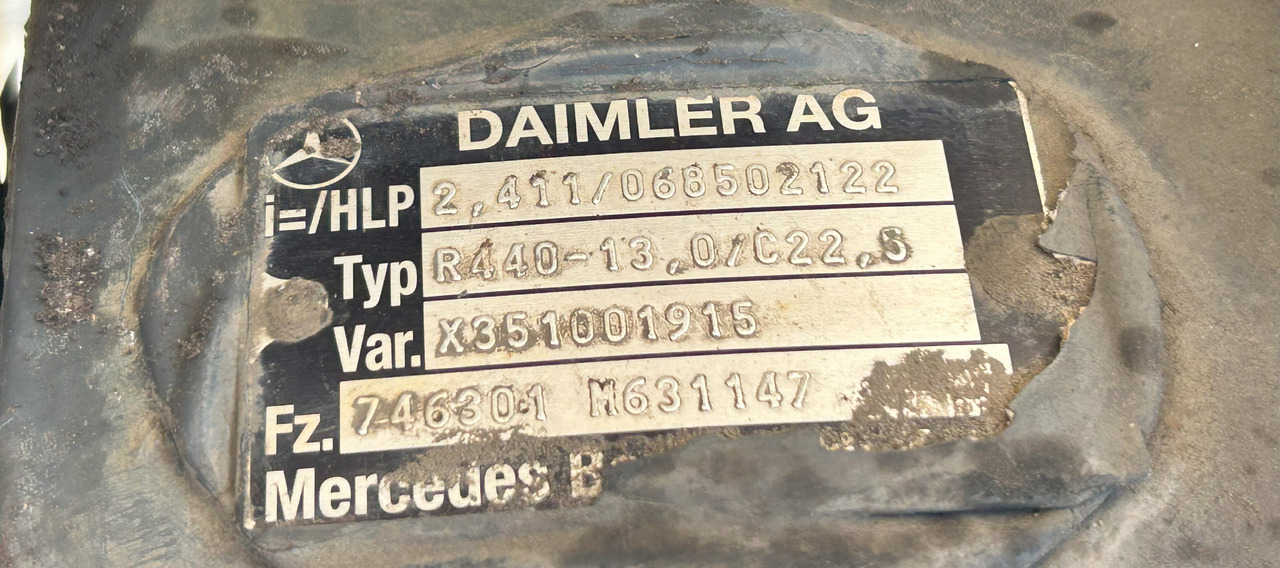DIFFERENTIAL AXLE INSERT R440-13,0 2,411 ACTROS MP4 - Différentiel pour Camion: photos 3 DIFFERENTIAL AXLE INSERT R440-13,0 2,411 ACTROS MP4 - Différentiel pour Camion: photos 3
