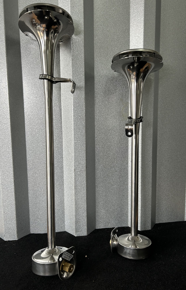 FIAMM 2 TRUMPETS, SHORT + LONG + ASSEMBLY KIT FIAMM, ORIGINAL FOR MERCEDES ACTROS MP5 - Pièce universelle: photos 4 FIAMM 2 TRUMPETS, SHORT + LONG + ASSEMBLY KIT FIAMM, ORIGINAL FOR MERCEDES ACTROS MP5 - Pièce universelle: photos 4