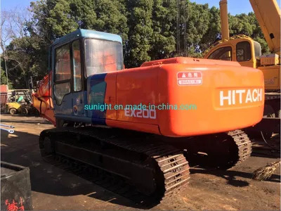 Cheap Second Hand 20 Ton Hydraulic Excavator Hitachi Ex200 Crawler Excavator for Sale - Pelle sur chenille: photos 1 Cheap Second Hand 20 Ton Hydraulic Excavator Hitachi Ex200 Crawler Excavator for Sale - Pelle sur chenille: photos 1