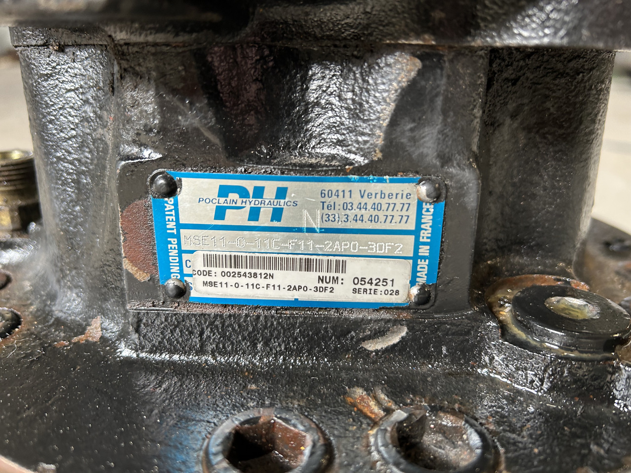 POCLAIN HYDRAULICS MSE11 - Moteur de rotation pour Pelle: photos 4 POCLAIN HYDRAULICS MSE11 - Moteur de rotation pour Pelle: photos 4