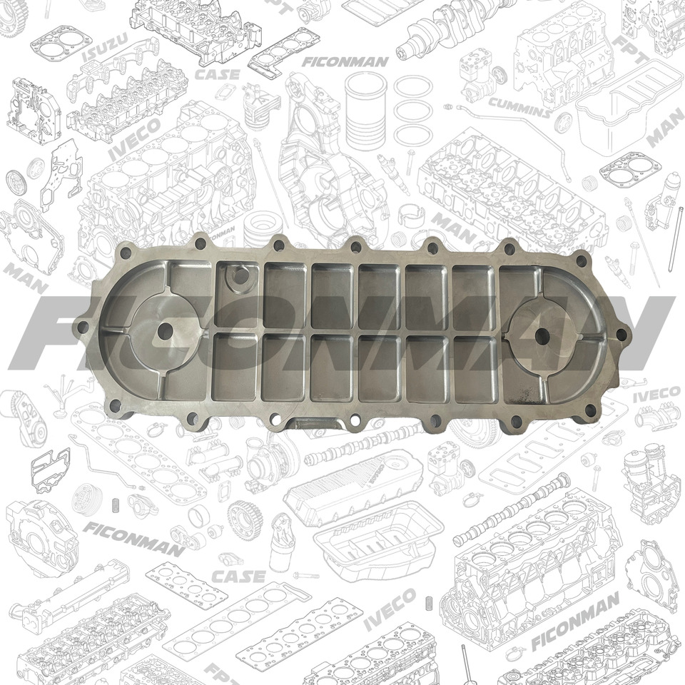 FPT IVECO CASE Cursor9 FPT IVECO CASE Cursor9 Euro 6 F2CFE612 A/B/D F2CFE614A*B041/F2CGE614F*V004 5802431166 EXCHANGER COVER - OIL HEAT EXCHANGER 504127468 - Radiateur d'huile pour Camion benne: photos 2 FPT IVECO CASE Cursor9 FPT IVECO CASE Cursor9 Euro 6 F2CFE612 A/B/D F2CFE614A*B041/F2CGE614F*V004 5802431166 EXCHANGER COVER - OIL HEAT EXCHANGER 504127468 - Radiateur d'huile pour Camion benne: photos 2