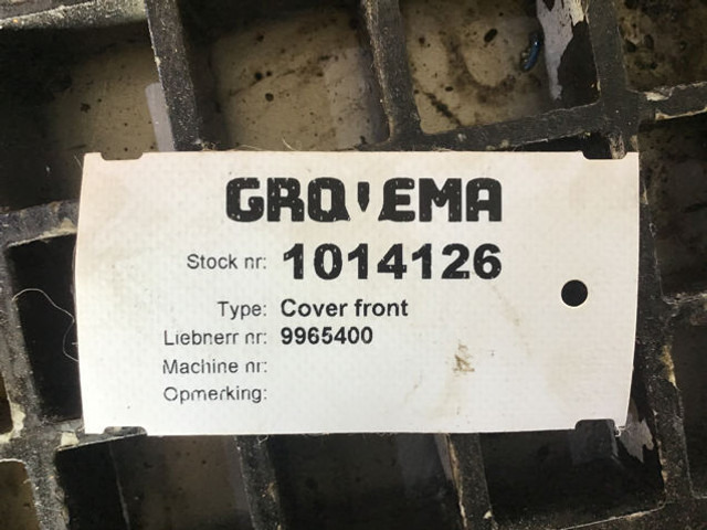 Liebherr Cover Front - Pare-chocs: photos 5 Liebherr Cover Front - Pare-chocs: photos 5