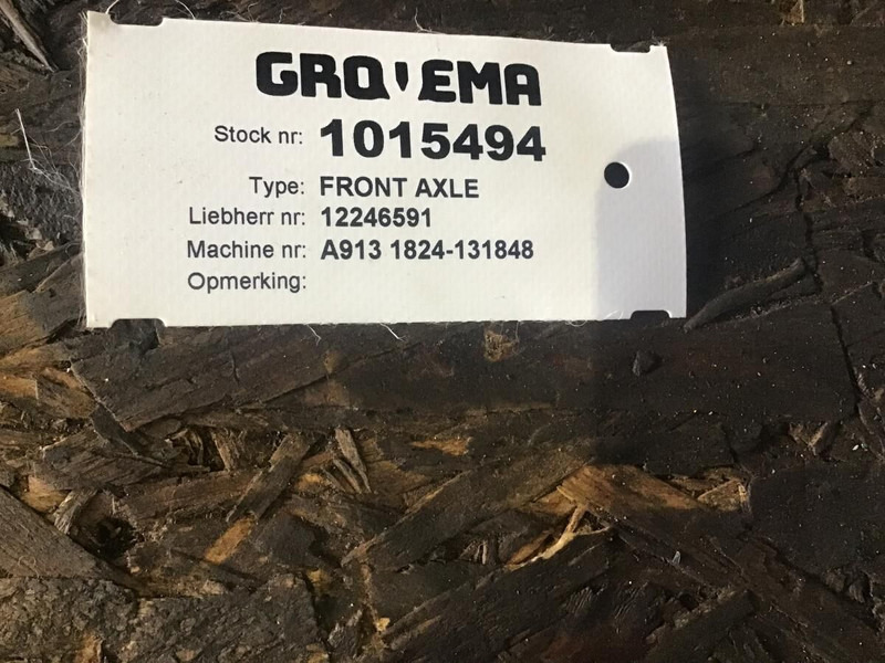 Liebherr Front Axle - Essieu et pièces: photos 1 Liebherr Front Axle - Essieu et pièces: photos 1
