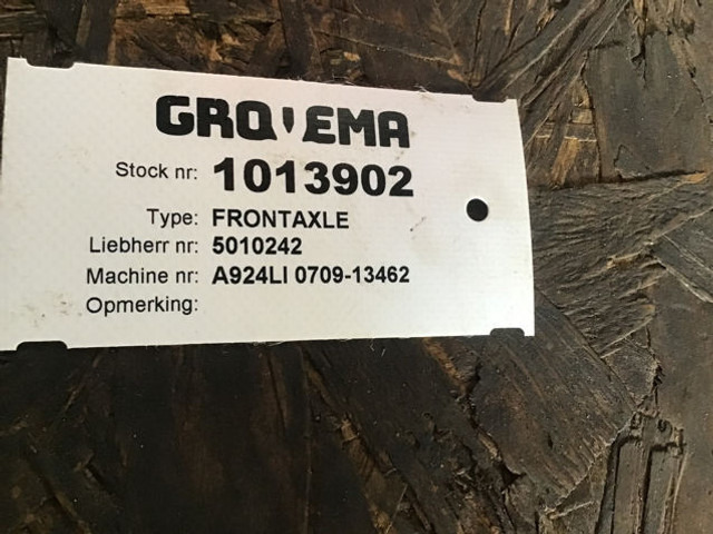 Liebherr Front Axle - Essieu avant: photos 3 Liebherr Front Axle - Essieu avant: photos 3