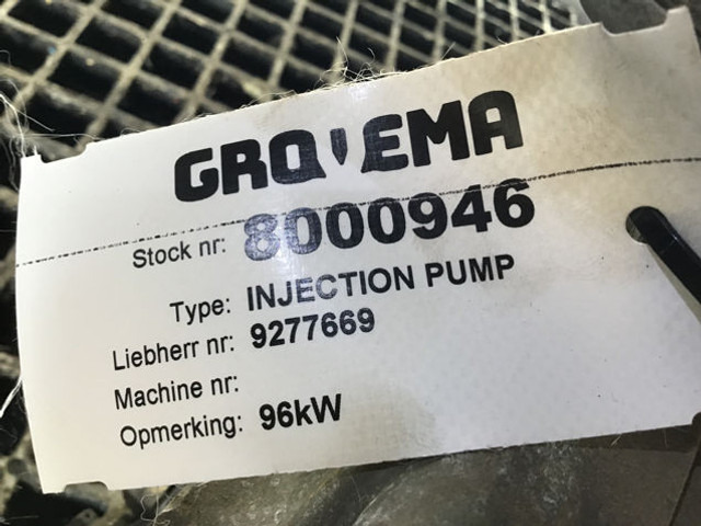 Liebherr Injection Pump - Pompe à carburant: photos 5 Liebherr Injection Pump - Pompe à carburant: photos 5