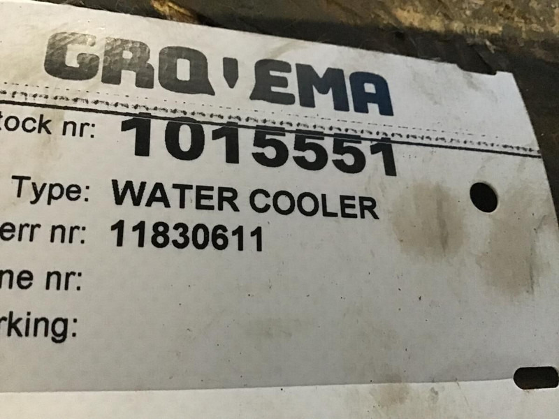 Liebherr Water Cooler - Intercooler: photos 2 Liebherr Water Cooler - Intercooler: photos 2