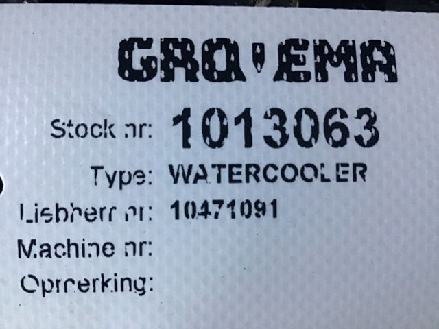 Liebherr Watercooler - Radiateur: photos 4 Liebherr Watercooler - Radiateur: photos 4