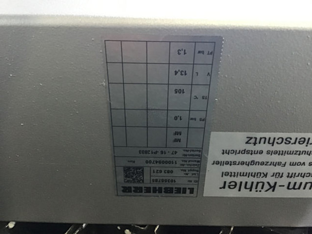 Liebherr Watercooler - Intercooler: photos 4 Liebherr Watercooler - Intercooler: photos 4