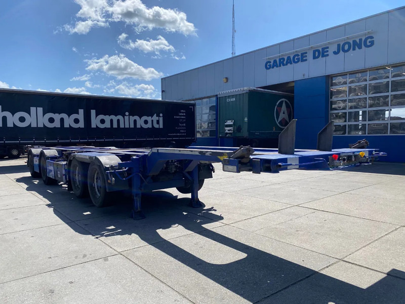 Semi-remorque porte-conteneur/ Caisse mobile Broshuis 2Connect 2AKCC / 4 Axles / 3x Steering Axle / 2x Lift Axle: photos 6
