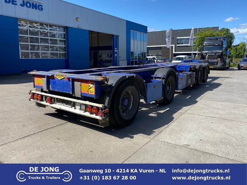Broshuis 2Connect 2AKCC / 4 Axles / 3x Steering Axle / 2x Lift Axle - Semi-remorque porte-conteneur/ Caisse mobile: photos 1 Broshuis 2Connect 2AKCC / 4 Axles / 3x Steering Axle / 2x Lift Axle - Semi-remorque porte-conteneur/ Caisse mobile: photos 1
