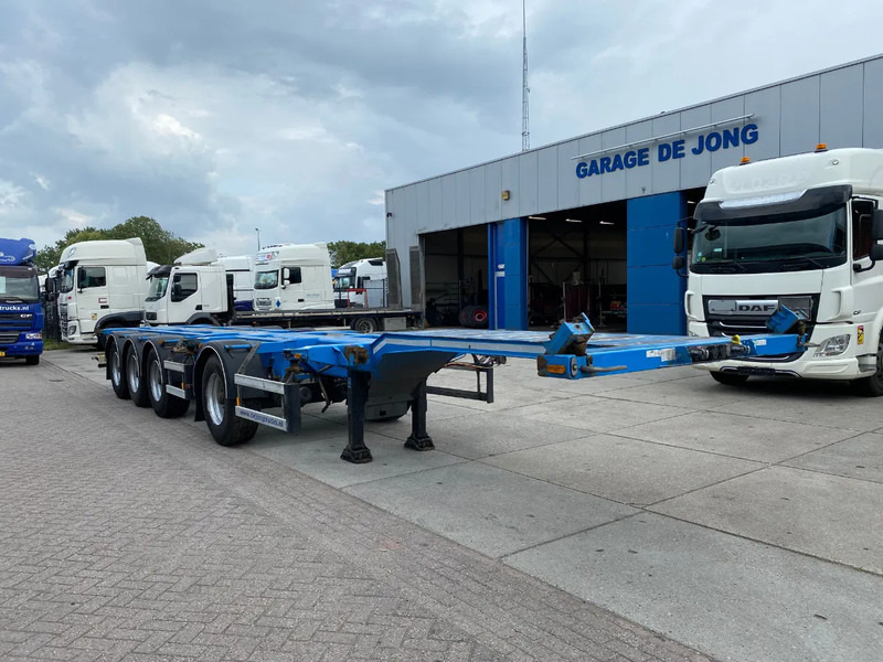 Semi-remorque porte-conteneur/ Caisse mobile D-Tec CT-43-04D VCC-05 Combitrailer / 4 Axles / 1x Lift Axle: photos 6