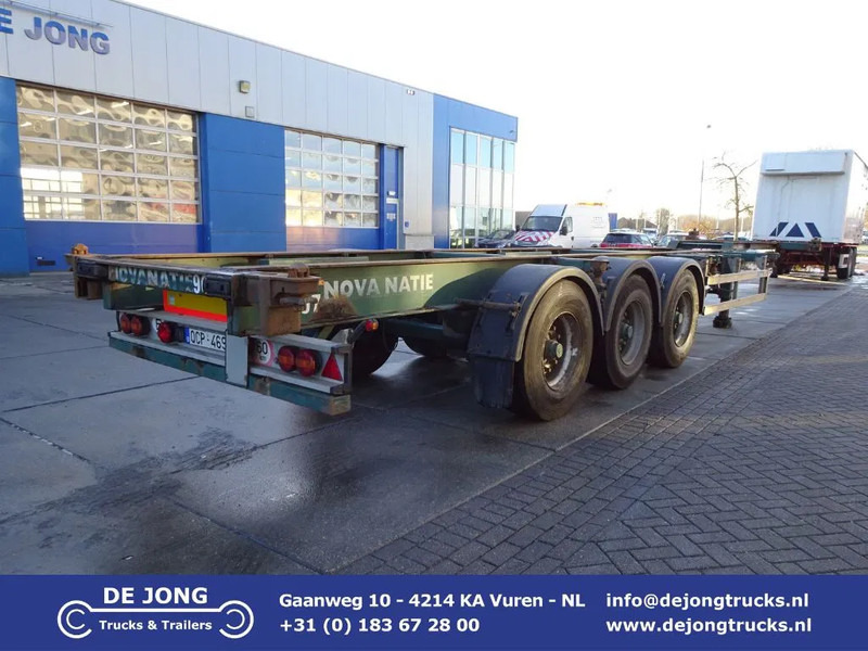 Flandria 40 FT Container Chassis / BPW + Disc / Lift Axle - Semi-remorque porte-conteneur/ Caisse mobile: photos 1 Flandria 40 FT Container Chassis / BPW + Disc / Lift Axle - Semi-remorque porte-conteneur/ Caisse mobile: photos 1