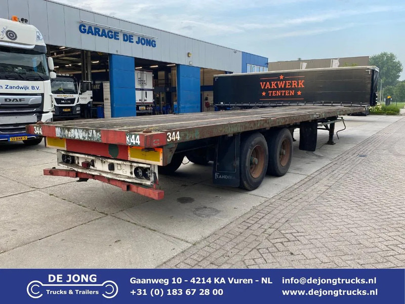 Flandria Plateau Trailer with Twist-Locks / BPW + Drums - Semi-remorque plateau: photos 1 Flandria Plateau Trailer with Twist-Locks / BPW + Drums - Semi-remorque plateau: photos 1
