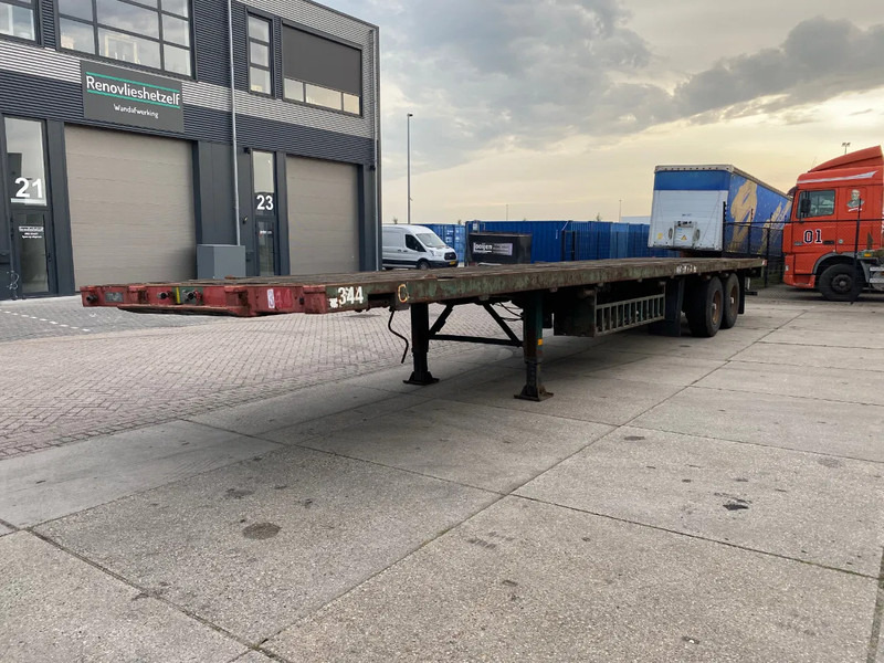 Flandria Plateau Trailer with Twist-Locks / BPW + Drums - Semi-remorque plateau: photos 4 Flandria Plateau Trailer with Twist-Locks / BPW + Drums - Semi-remorque plateau: photos 4