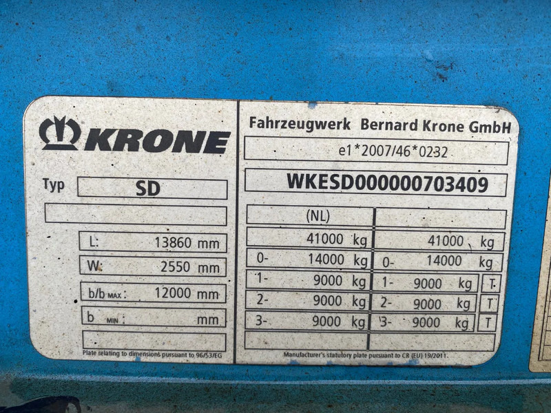 Crédit-bail de Krone SD / Borden / Tautliner / BPW Krone SD / Borden / Tautliner / BPW: photos 10 Crédit-bail de Krone SD / Borden / Tautliner / BPW Krone SD / Borden / Tautliner / BPW: photos 10