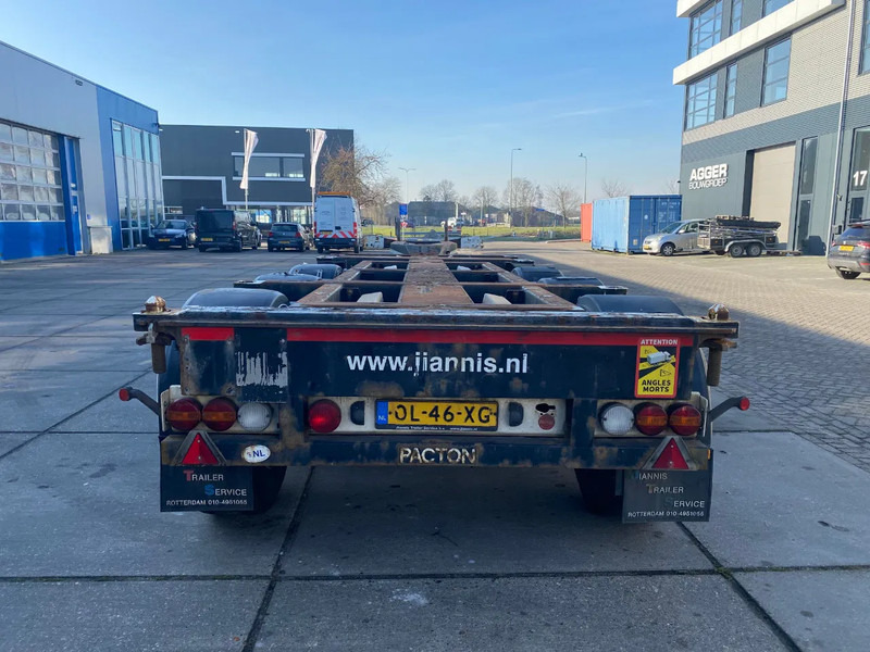 Pacton TXC 343 Multi / 3x Extendable / 1x Lift Axle - Semi-remorque porte-conteneur/ Caisse mobile: photos 2 Pacton TXC 343 Multi / 3x Extendable / 1x Lift Axle - Semi-remorque porte-conteneur/ Caisse mobile: photos 2