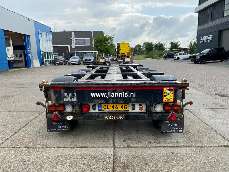 Pacton TXC 343 Multi / 3x Extendable / 1x Lift Axle - Semi-remorque porte-conteneur/ Caisse mobile: photos 2 Pacton TXC 343 Multi / 3x Extendable / 1x Lift Axle - Semi-remorque porte-conteneur/ Caisse mobile: photos 2