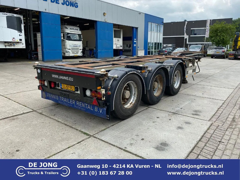 Pacton TXC 343 Multi / 3x Extendable / 1x Lift Axle - Semi-remorque porte-conteneur/ Caisse mobile: photos 1 Pacton TXC 343 Multi / 3x Extendable / 1x Lift Axle - Semi-remorque porte-conteneur/ Caisse mobile: photos 1