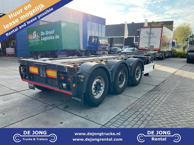 Renders Euro 800 3DFCST / Container Chassis / 45FT / 1x Lift Axle / 2x Extendable - Semi-remorque porte-conteneur/ Caisse mobile: photos 1 Renders Euro 800 3DFCST / Container Chassis / 45FT / 1x Lift Axle / 2x Extendable - Semi-remorque porte-conteneur/ Caisse mobile: photos 1