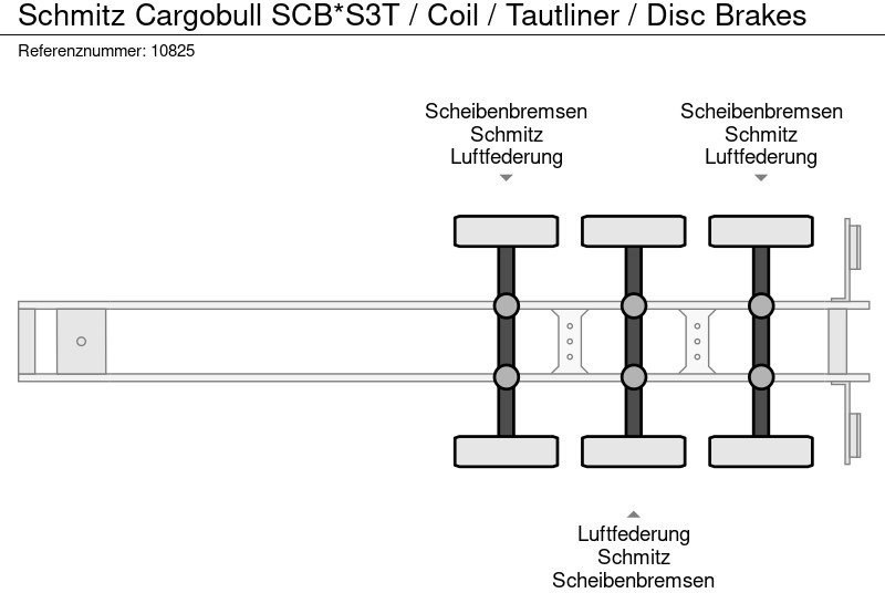 Semi-remorque rideaux coulissants Schmitz Cargobull SCB*S3T / Coil / Tautliner / Disc Brakes: photos 10 Semi-remorque rideaux coulissants Schmitz Cargobull SCB*S3T / Coil / Tautliner / Disc Brakes: photos 10