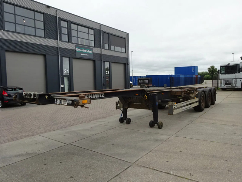 Schmitz Cargobull SCF 27 / SAF + Disc / 1x Extendable / 1x Lift Axle - Semi-remorque porte-conteneur/ Caisse mobile: photos 4 Schmitz Cargobull SCF 27 / SAF + Disc / 1x Extendable / 1x Lift Axle - Semi-remorque porte-conteneur/ Caisse mobile: photos 4
