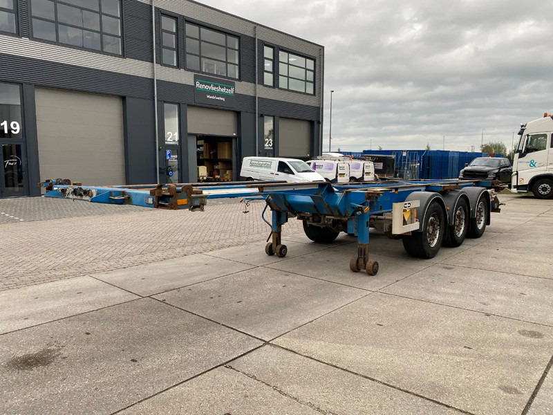 Van Hool 3B0079 / 2x Extendable / SAF + Disc - Semi-remorque porte-conteneur/ Caisse mobile: photos 3 Van Hool 3B0079 / 2x Extendable / SAF + Disc - Semi-remorque porte-conteneur/ Caisse mobile: photos 3