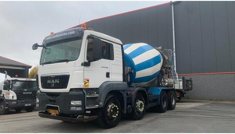 MAN TGS 35.360 Liebherr + 9M3 - Camion malaxeur: photos 1 MAN TGS 35.360 Liebherr + 9M3 - Camion malaxeur: photos 1