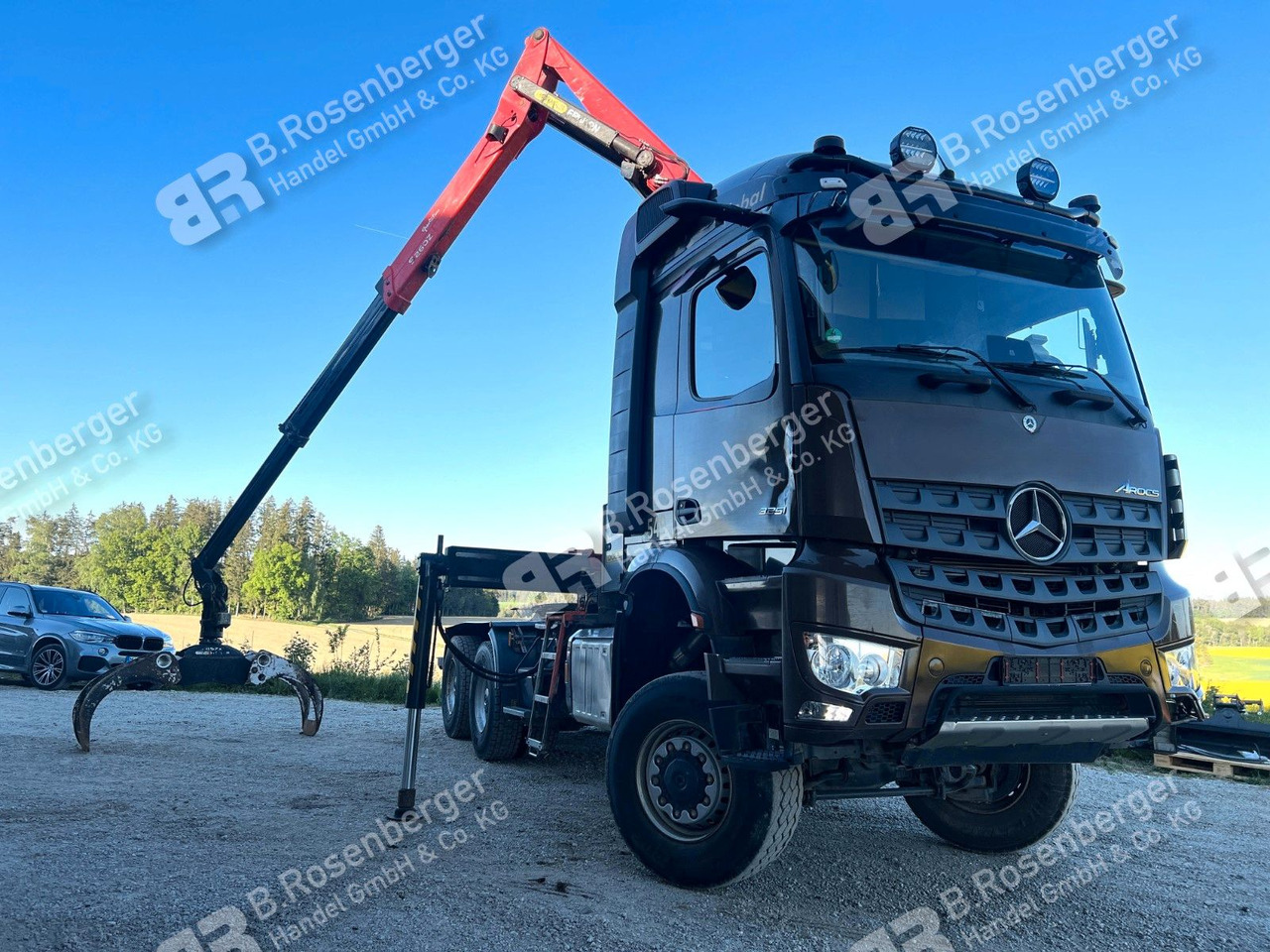 Mercedes-Benz Arocs 3351 6x6 Palfinger Epsilon S260Z96 - Camion grumier, Camion grue: photos 1 Mercedes-Benz Arocs 3351 6x6 Palfinger Epsilon S260Z96 - Camion grumier, Camion grue: photos 1