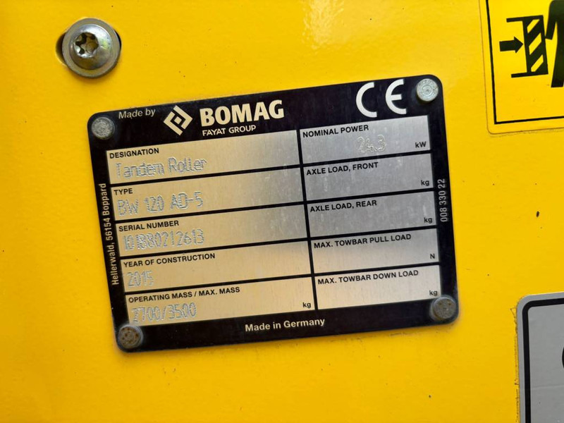 Compacteur Bomag BW120AD-5: photos 6
