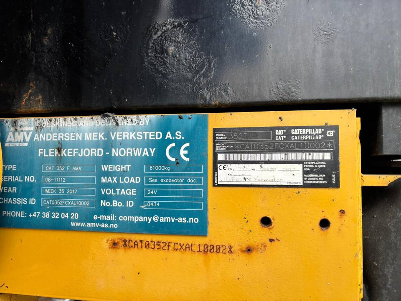 Cat 352 F - Pelle sur chenille: photos 5 Cat 352 F - Pelle sur chenille: photos 5