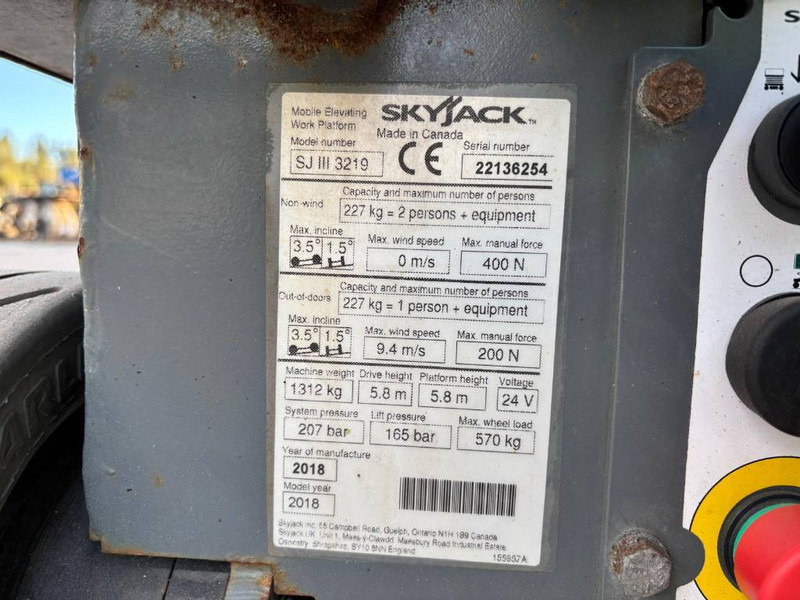 Skyjack SJ III 3219 - Nacelle ciseaux: photos 5 Skyjack SJ III 3219 - Nacelle ciseaux: photos 5