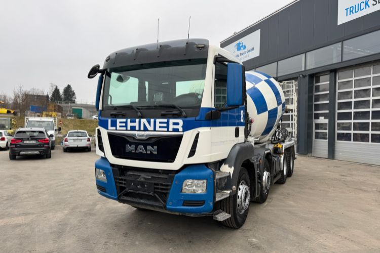 MAN TGS 32.400 8x4 Stetter 9m3 - Camion malaxeur: photos 1 MAN TGS 32.400 8x4 Stetter 9m3 - Camion malaxeur: photos 1